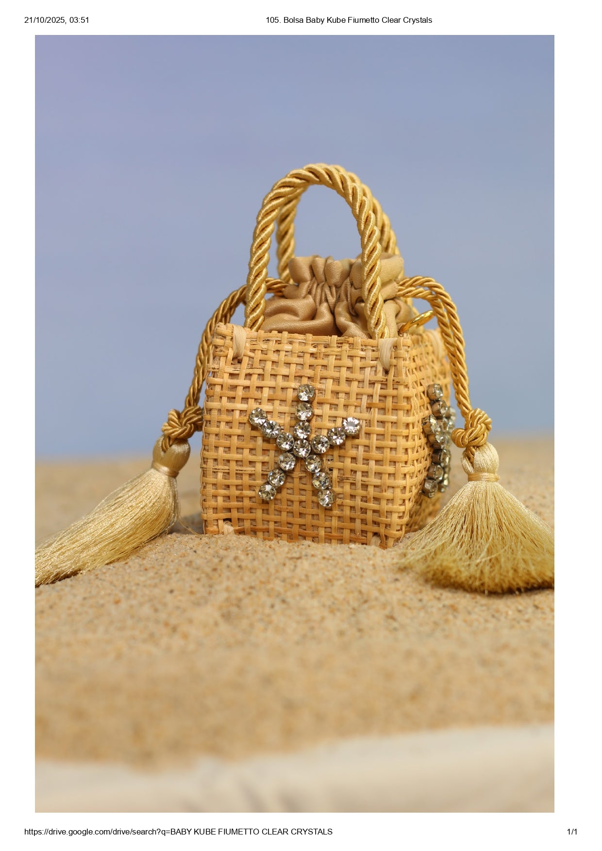 BABY KUBE FIUMETTO CLEAR CRYSTALS