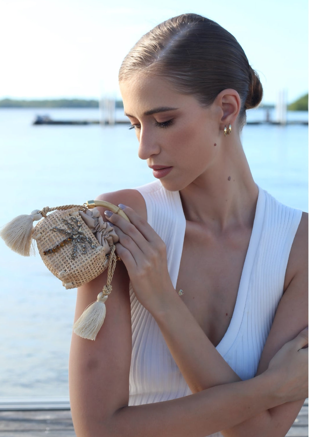 BABY SEVILHA VANUATU BEIGE CRYSTALS