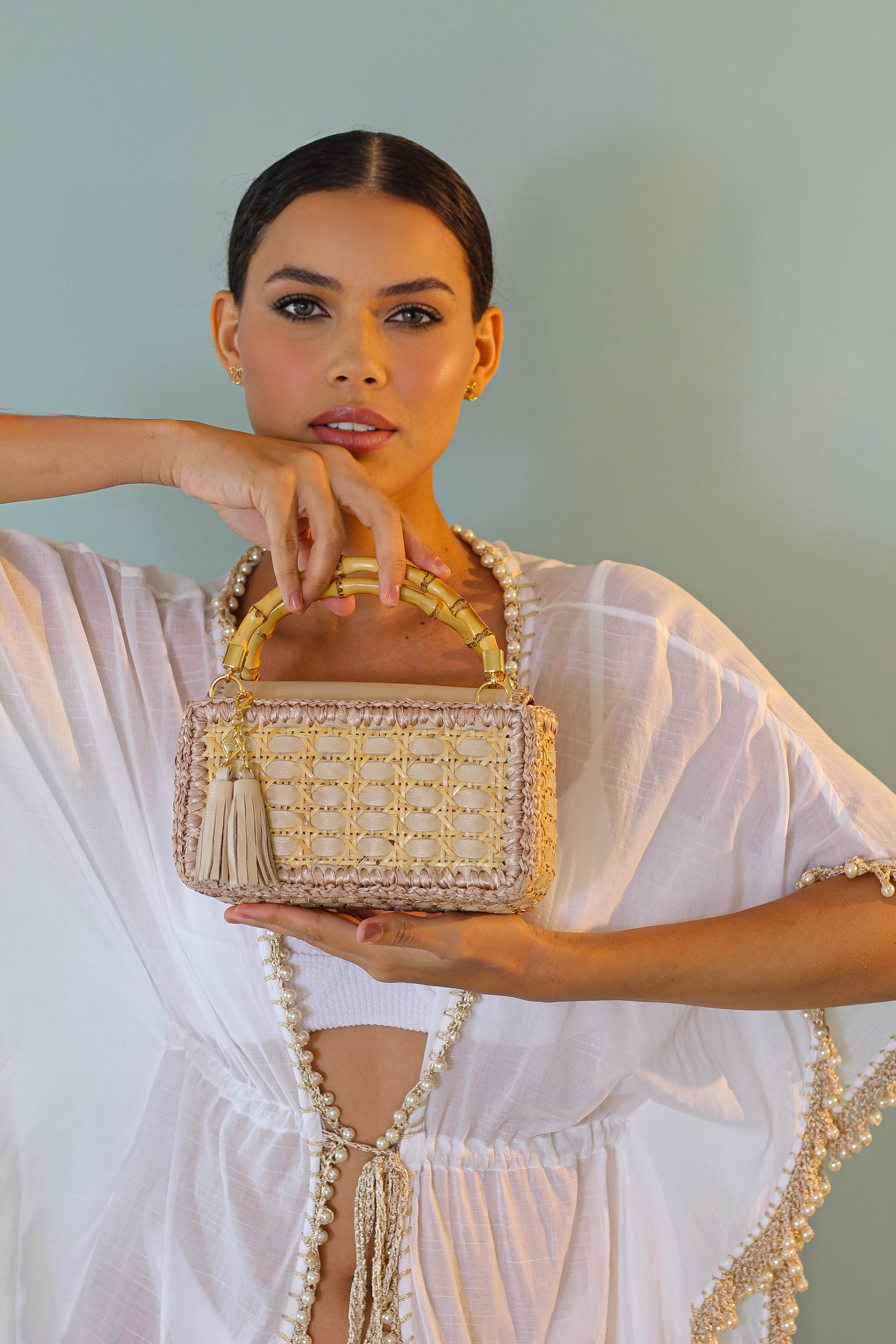CLUTCH KUBE BEIGE