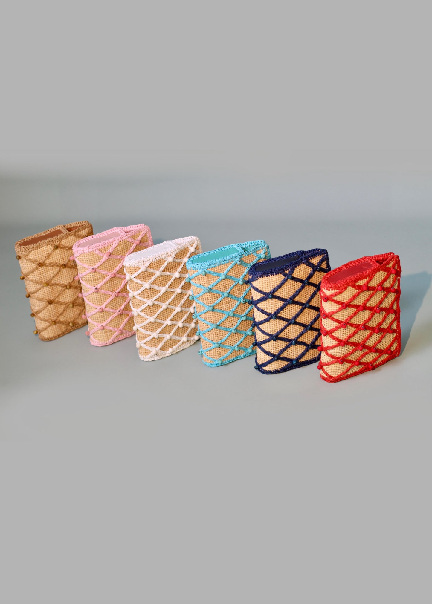 Vulcan Red Jewel Clutch