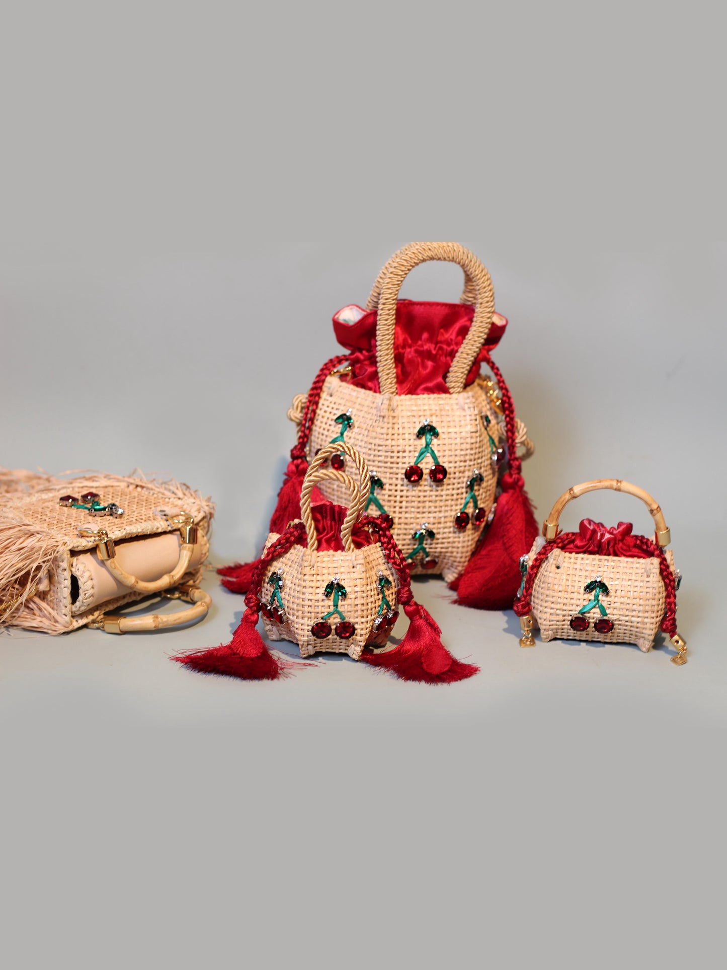 BOLSA BABY KIKI CERISE