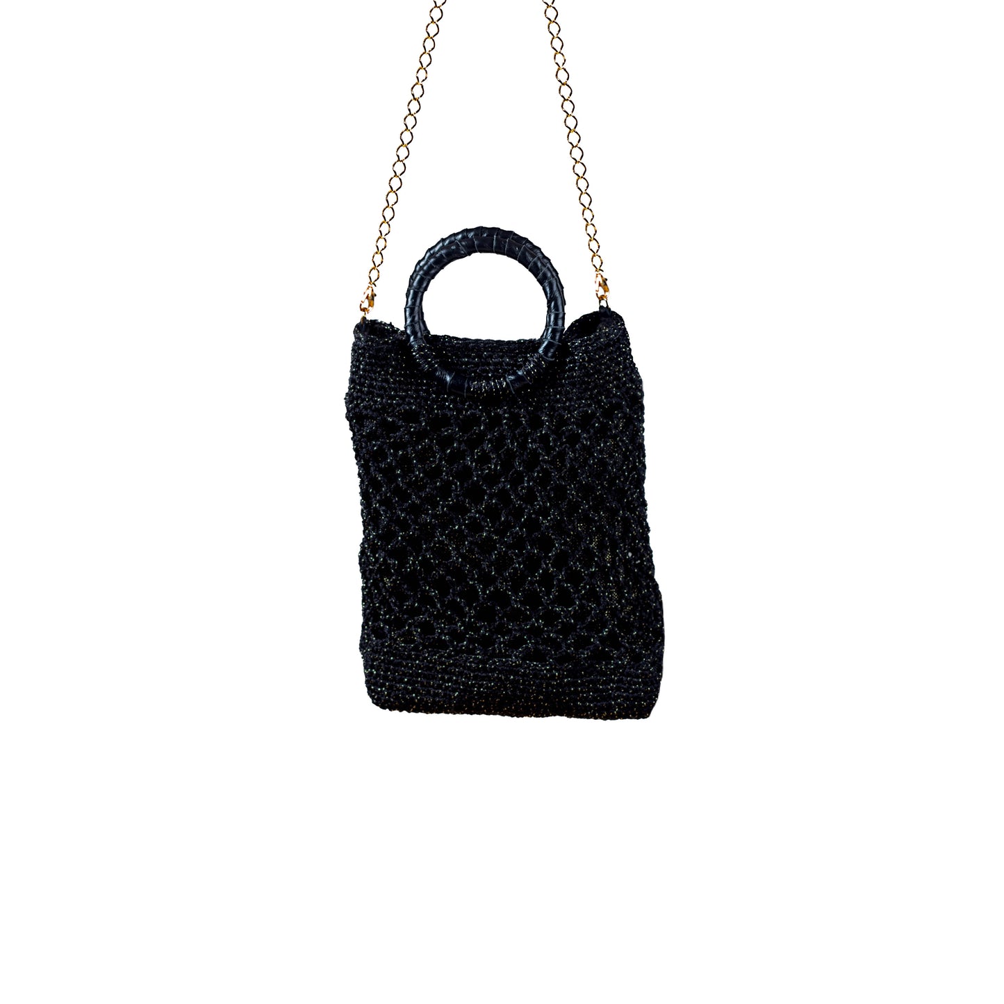 BOLSA GLITTER BLACK