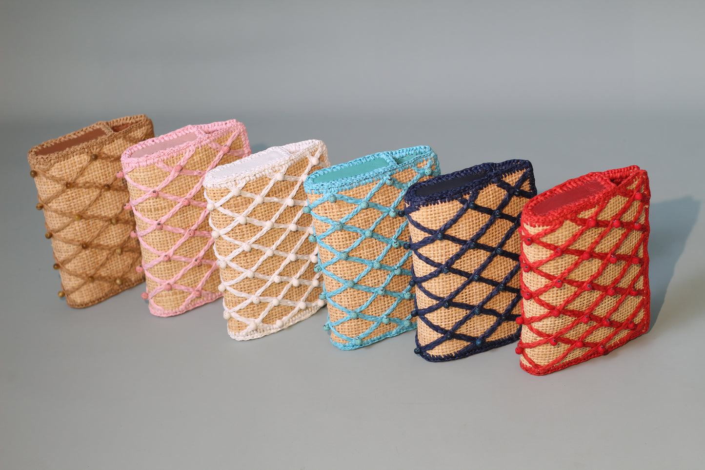 CLUTCH JEWEL VULCANO BABY BLUE