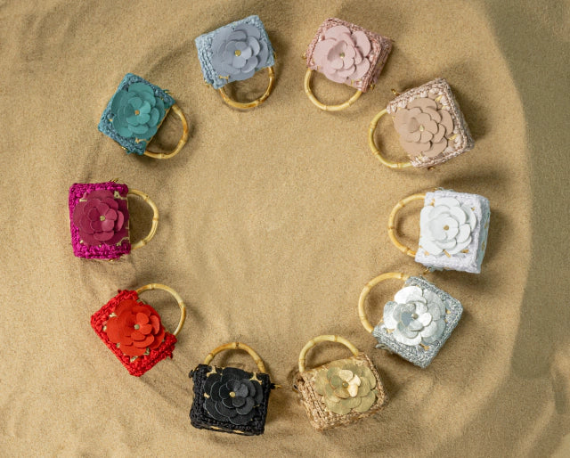 BOLSA BABY FLOWER BEIGE