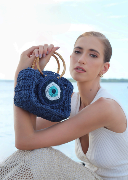 TOTE PETIT GREEK EYE BLUE