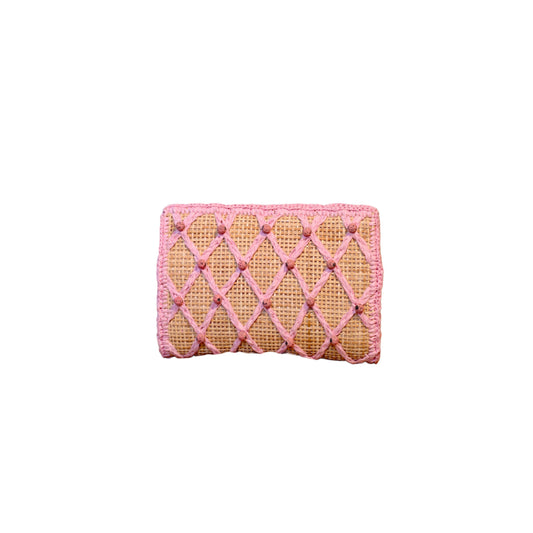 CLUTCH JEWEL VULCANO BABY PINK