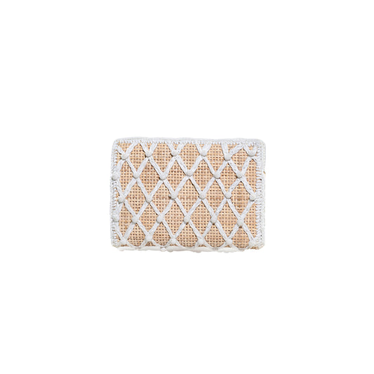 CLUTCH JEWEL VULCANO WHITE