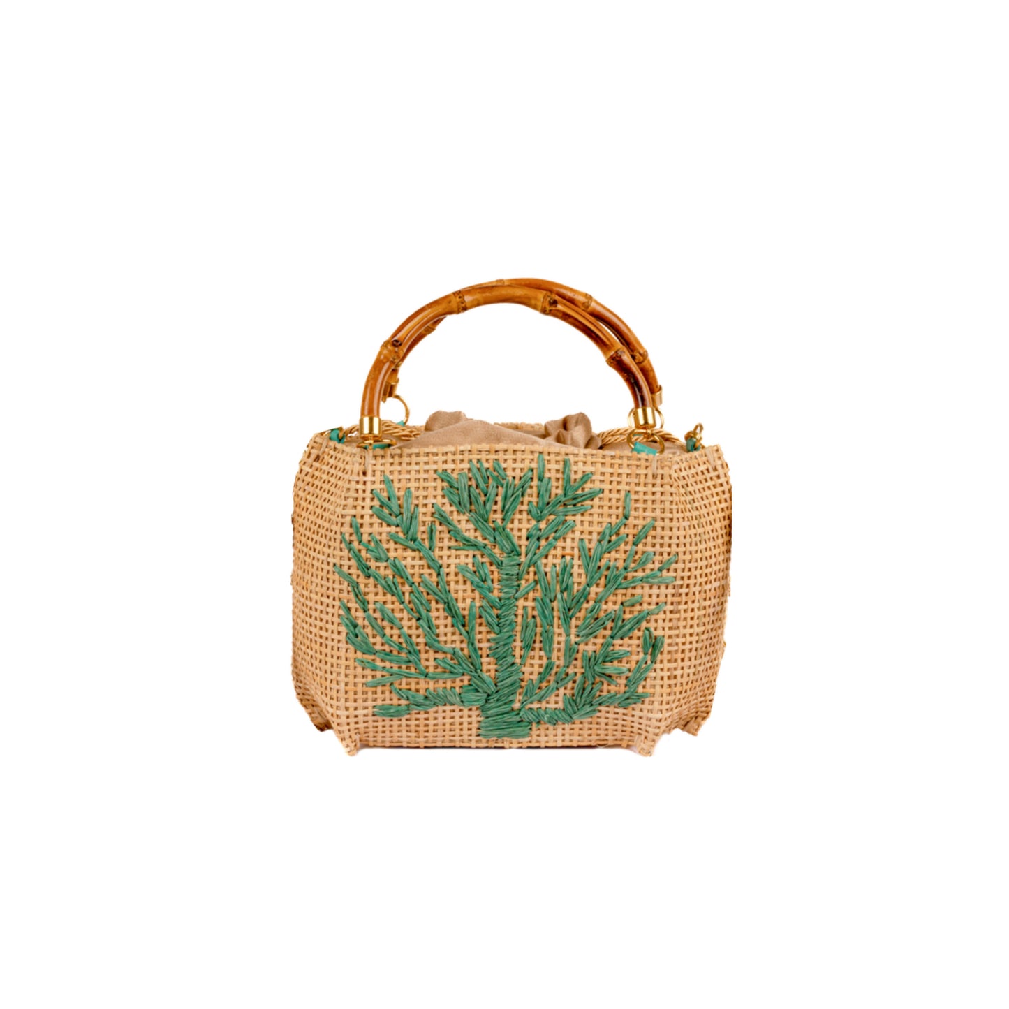SEVILLE PETIT CORAIL TURQUOISE HANDBAG