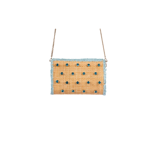 CLUTCH NATURE CRYSTAL AZUL BEBÊ