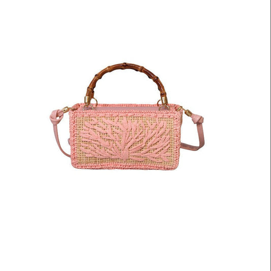 CLUTCH KUBE CORAL SALMON