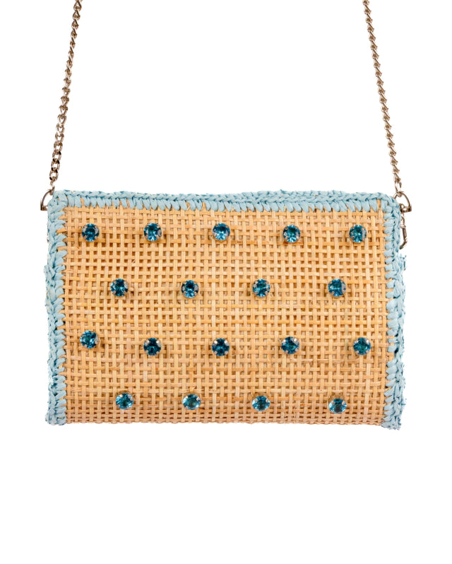 CLUTCH NATURE CRYSTAL AZUL BEBÊ