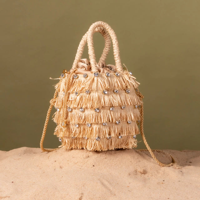 BOLSA KIKI FRANJAS E CRISTAIS