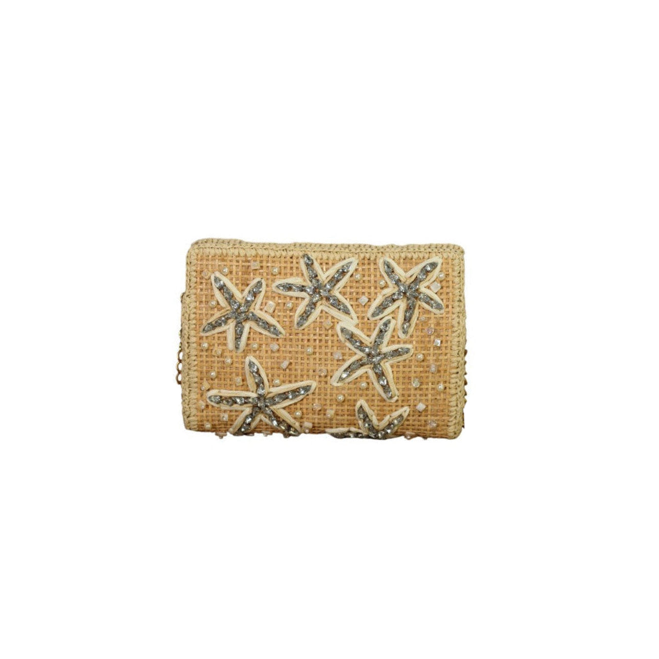 CLUTCH NATURE VERSILIA CLEAR CRYSTALS