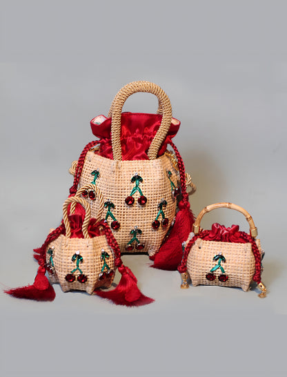 BOLSA BABY SEVILHA CERISE