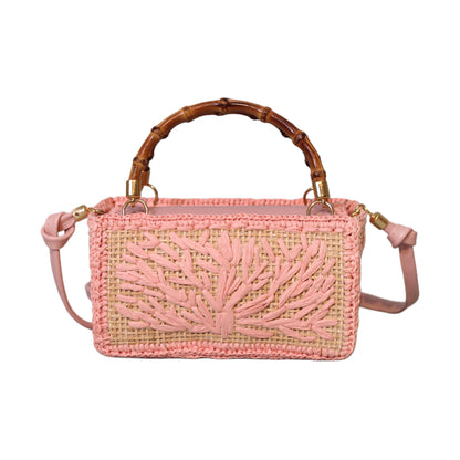 CLUTCH KUBE CORAL SALMON