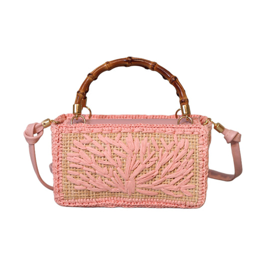 CLUTCH KUBE CORAL SALMON