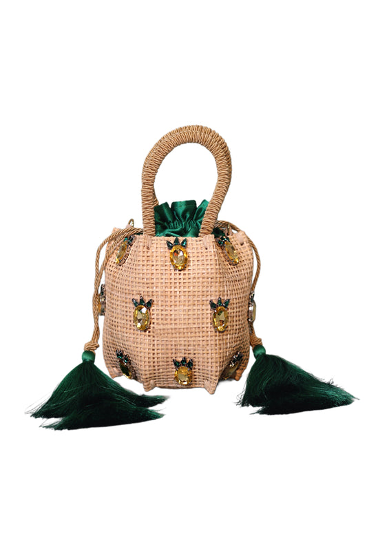 RASC BOLSA KIKI PETIT NATURE  PINEAPPLE