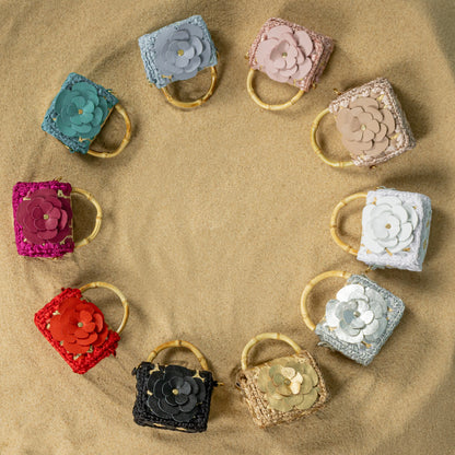 BOLSA BABY FLOWER BABY PINK