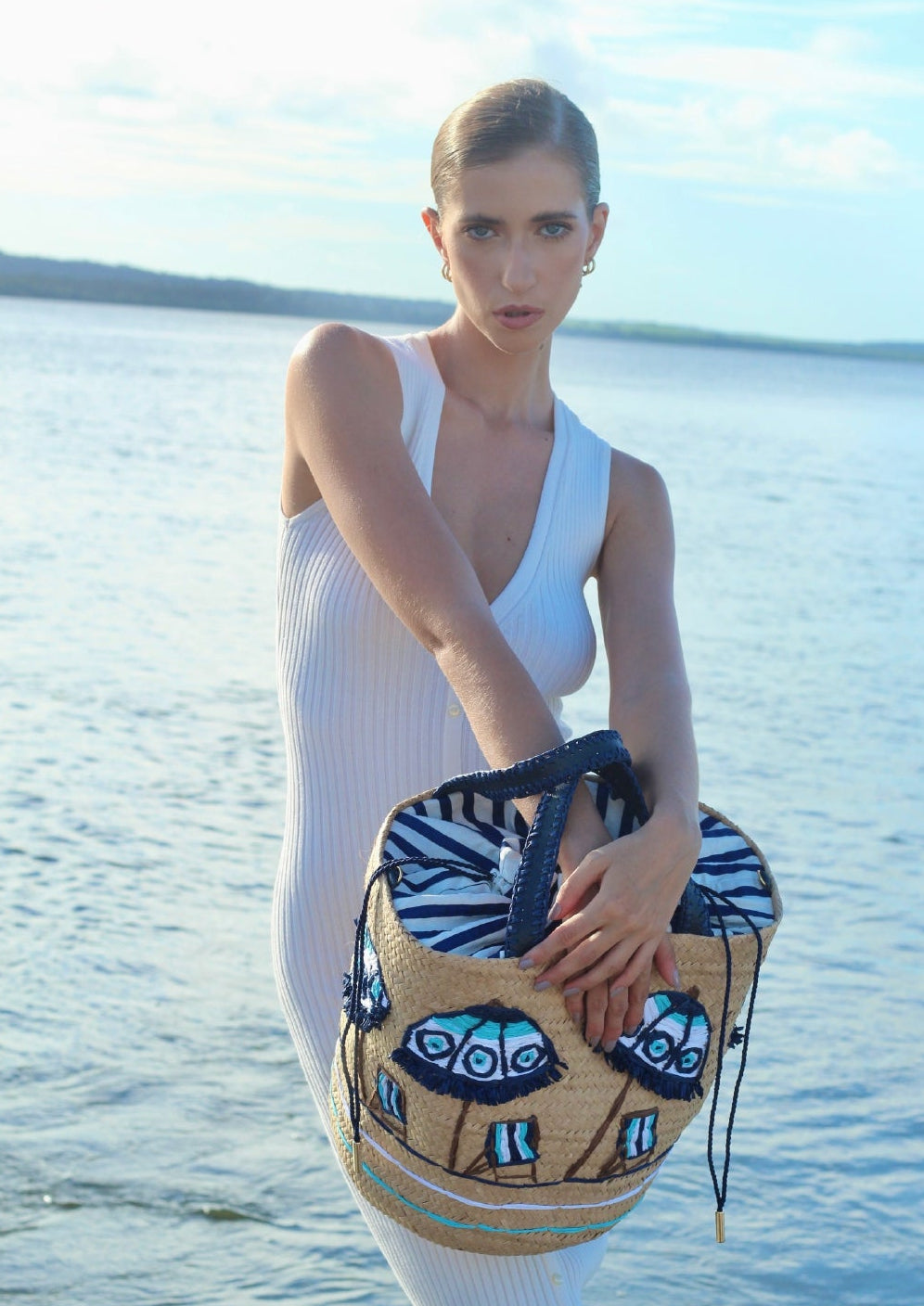 PRIERE PARASOL GREEK EYE