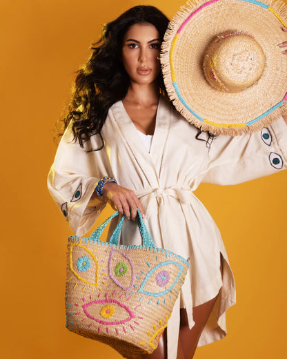 BOLSA PRIERE OLHO GREGO COLORFUL
