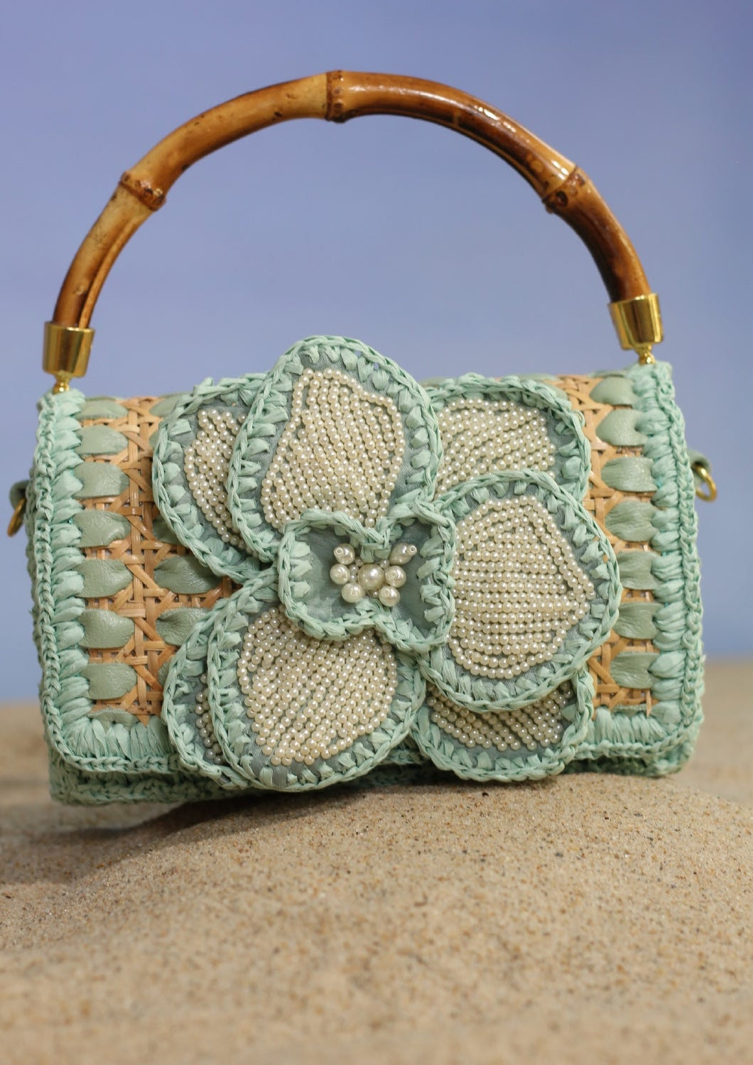 CLUTCH ORCHID OCEAN GREEN