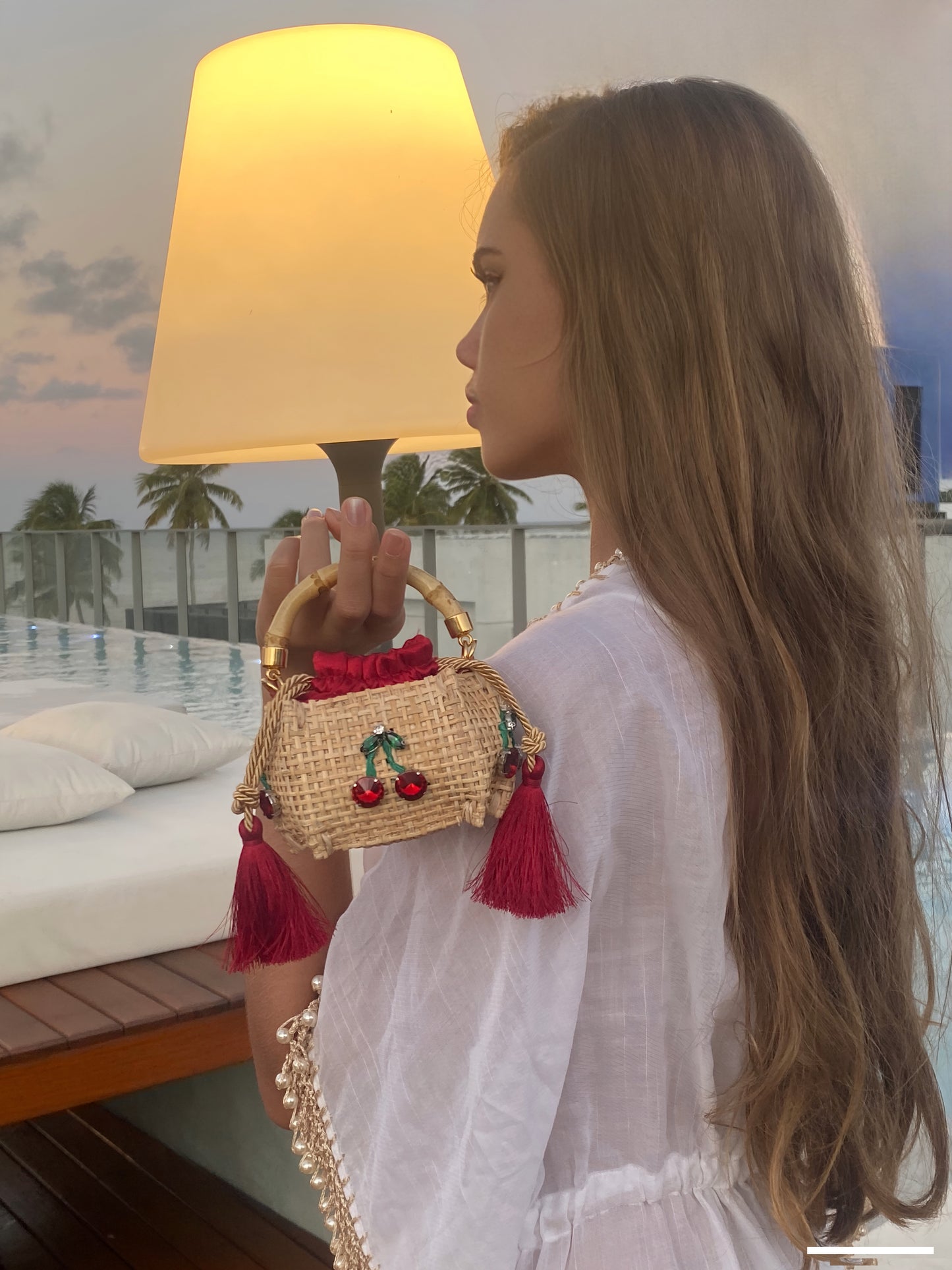 BOLSA BABY SEVILHA CERISE