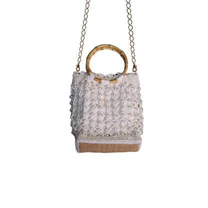 BAG GLITTER WHITE