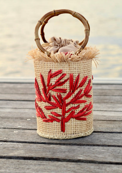 BUCKET CORAL RED