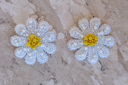 BOTTON MARGUERITE BRANCA