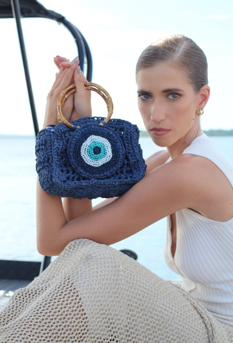 TOTE PETIT GREEK EYE BLUE