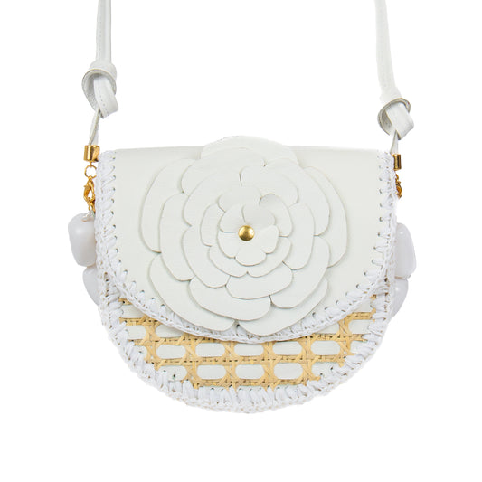 BOLSA ETRUSCA FLEUR WHITE