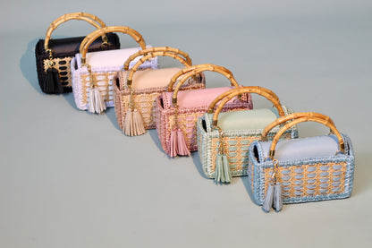 CLUTCH KUBE CORAL WHITE