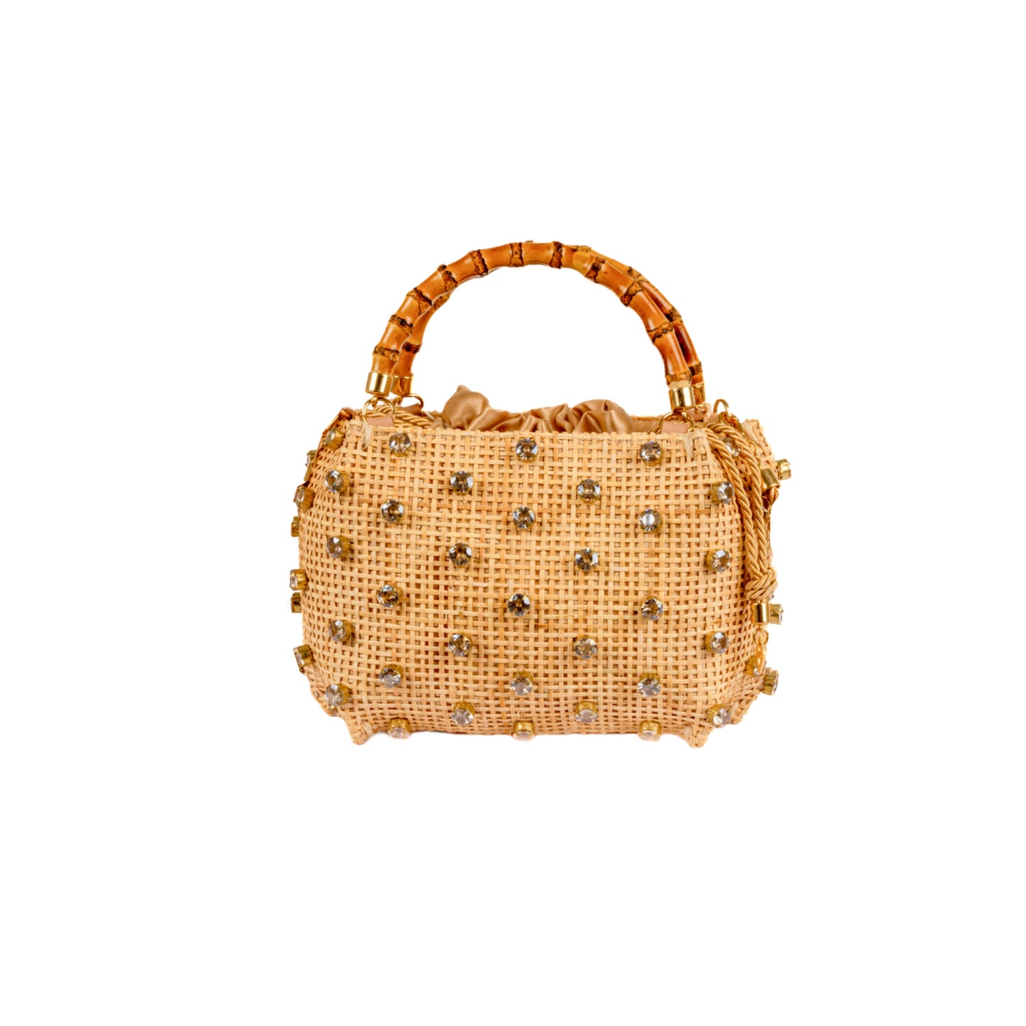 BOLSA SEVILHA NATURE PETIT CRYSTALS