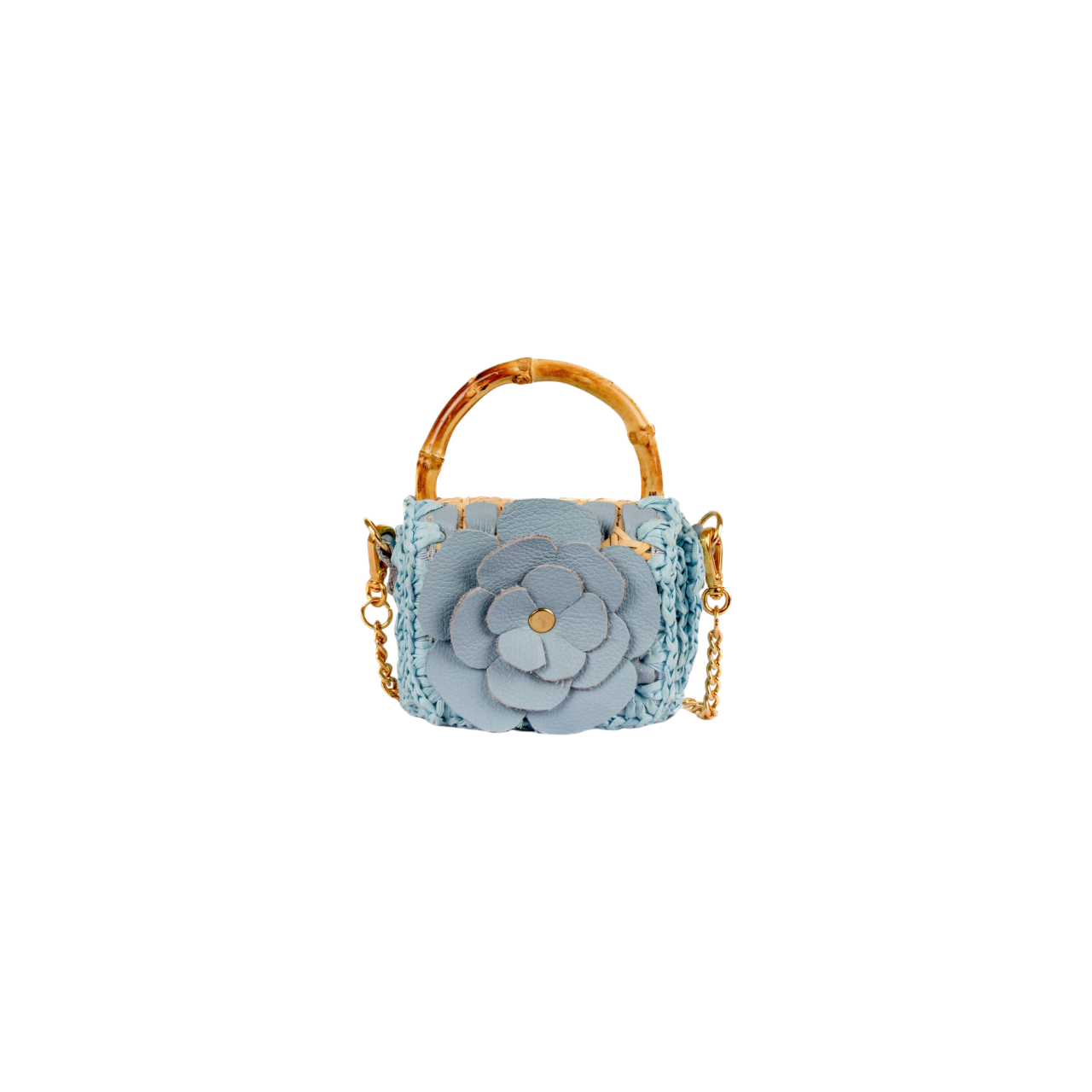 BOLSA BABY FLOWER BABY BLUE