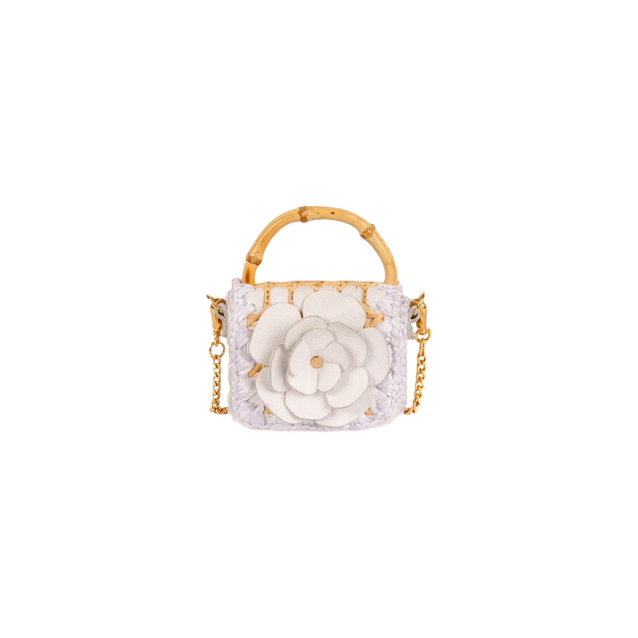 BOLSA BABY FLOWER WHITE