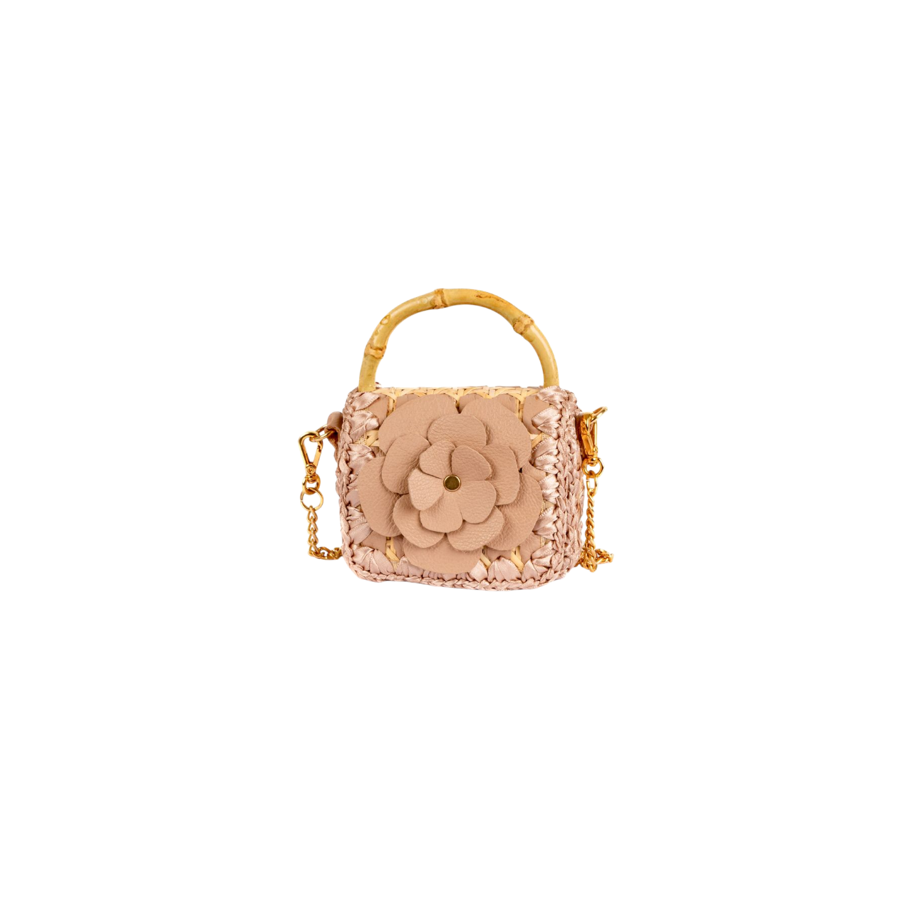 BOLSA BABY FLOWER BEIGE