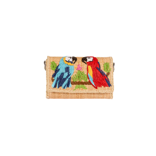 BOLSA CLUTCH ARARA NATURE