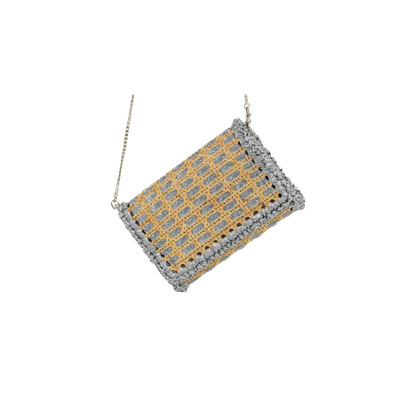 BOLSA CLUTCH SIENA GLITTER SILVER