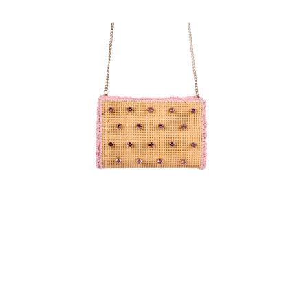 CLUTCH NATURE CRYSTAL ROSE