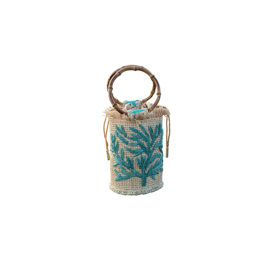 BUCKET CORAL TURQUESA