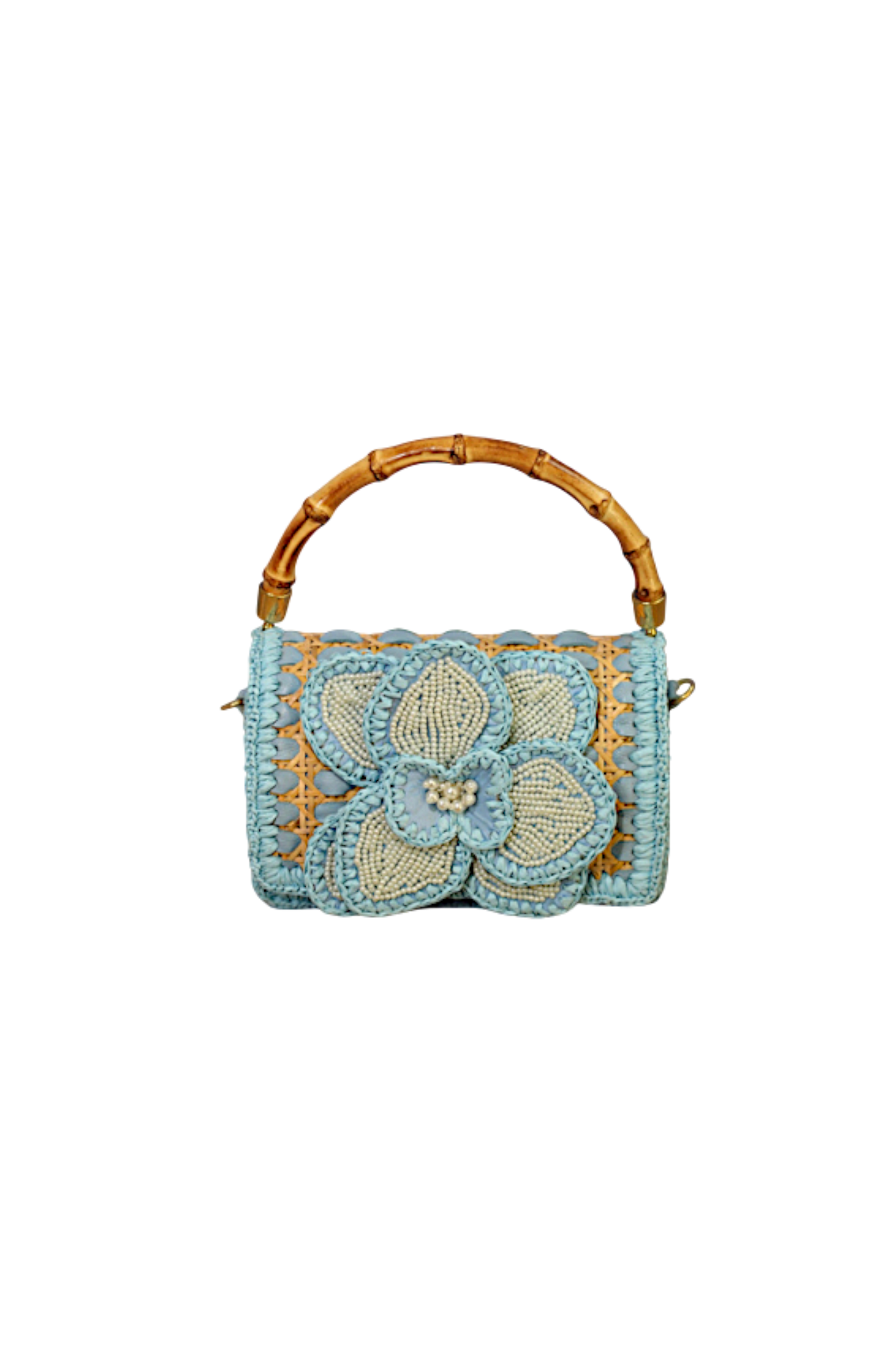 CLUTCH ORCHID BABY BLUE