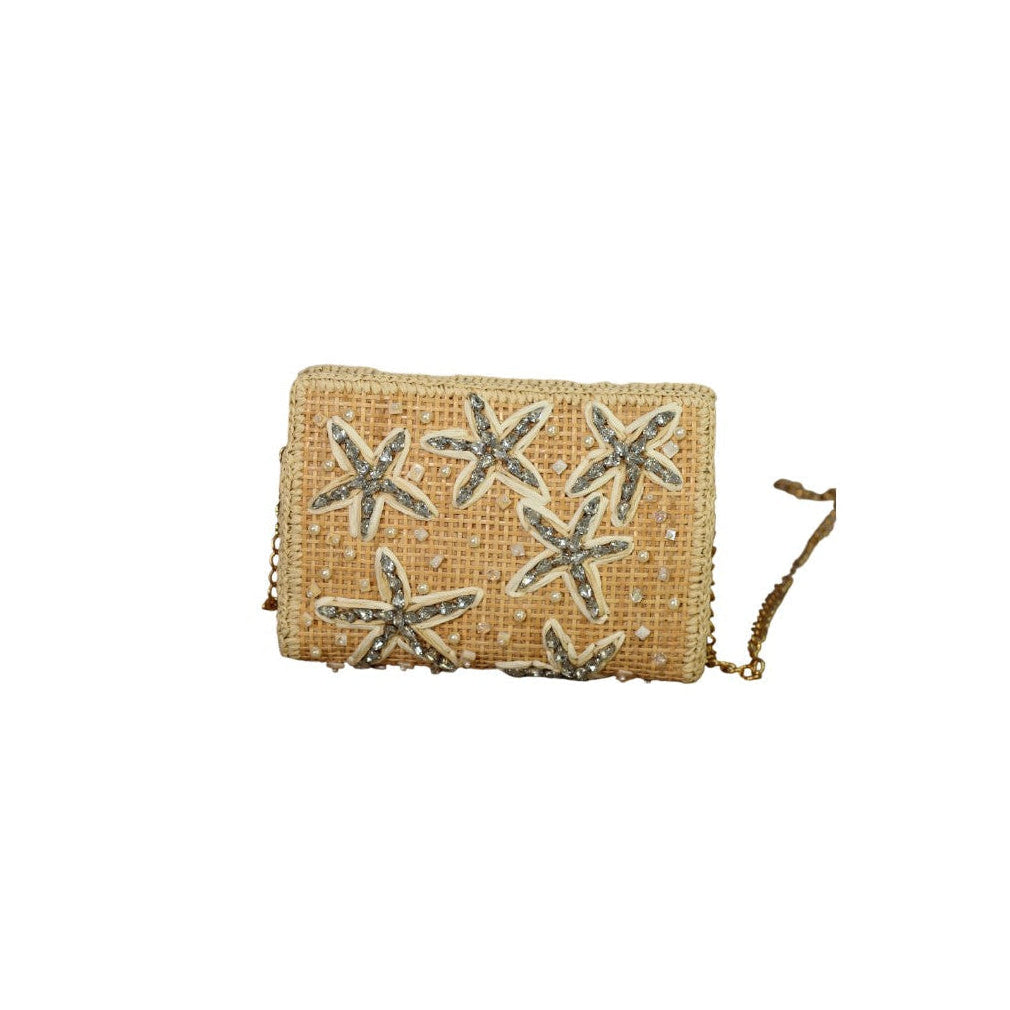 CLUTCH NATURE VERSILIA CLEAR CRYSTALS