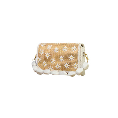 CLUTCH LE MARGUERITE GARDEN WHITE