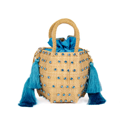 BOLSA KIKI PETIT NATURE BLUE DEGRADE