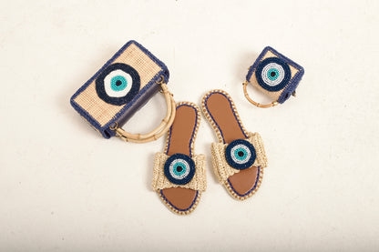 BOTTON GREEK EYE
