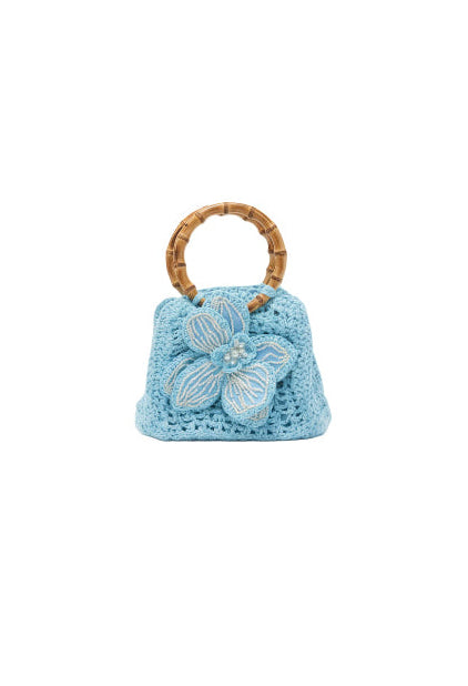 TOTE PETIT ORCHID BABY BLUE