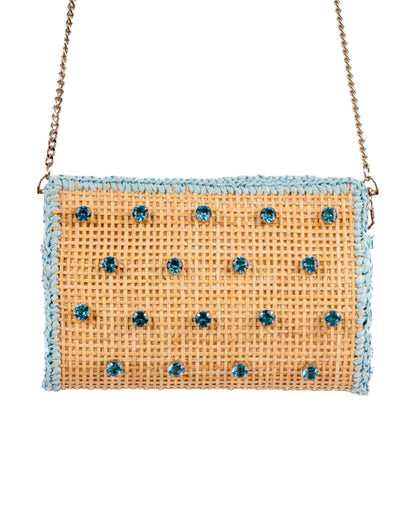 CLUTCH NATURE CRYSTAL AZUL BEBÊ