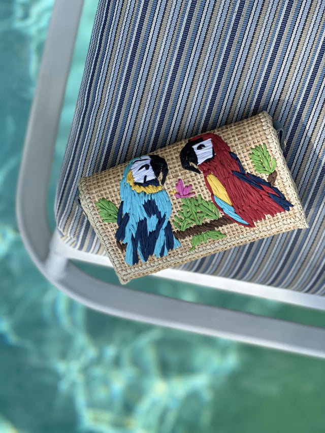 BOLSA CLUTCH ARARA NATURE