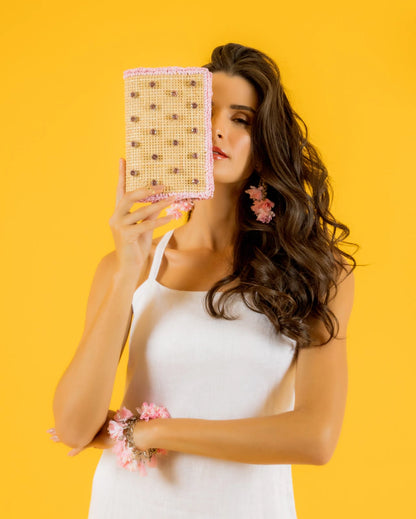 CLUTCH NATURE CRYSTAL AZUL BEBÊ