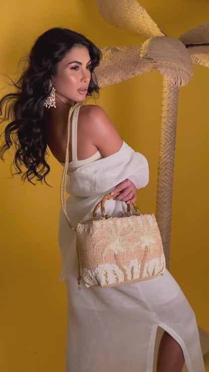 BOLSA SEVILHA NATURE PALMIER
